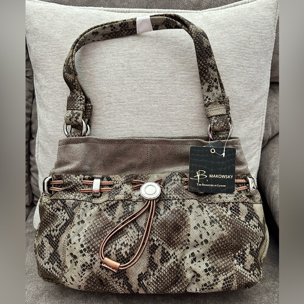 Makowsky Leather Handbag